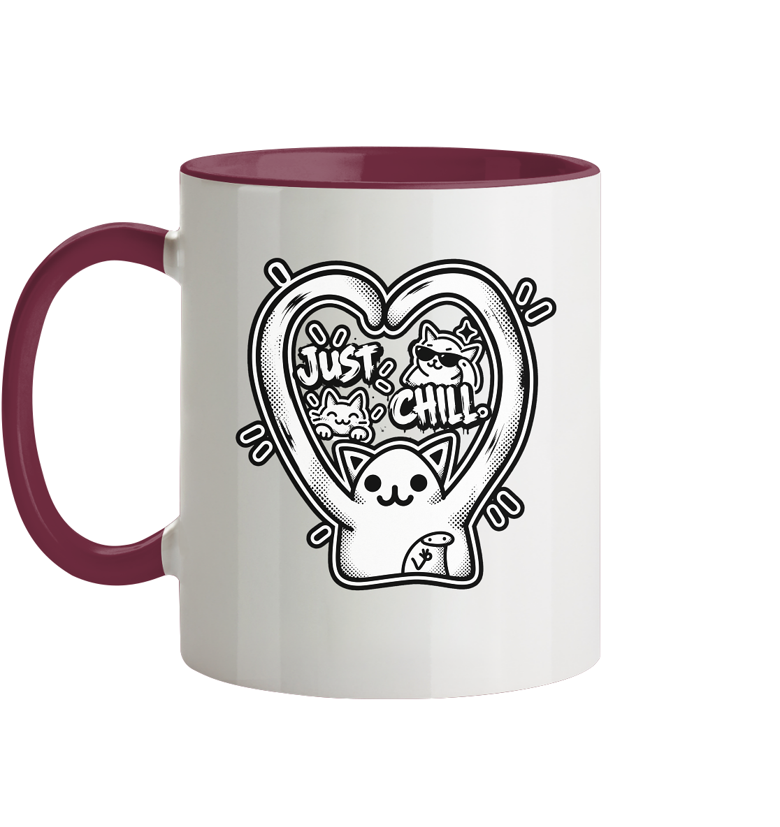 low CORTiSOL - Tasse zweifarbig