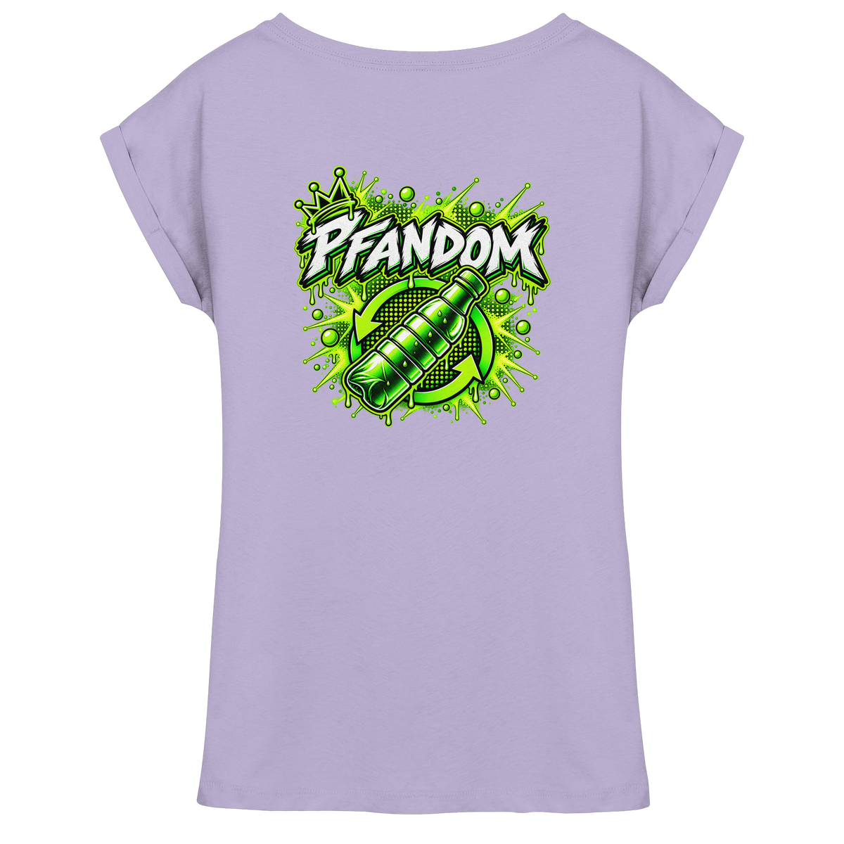 PFANDOM - Womens Extended Shoulder T-Shirt