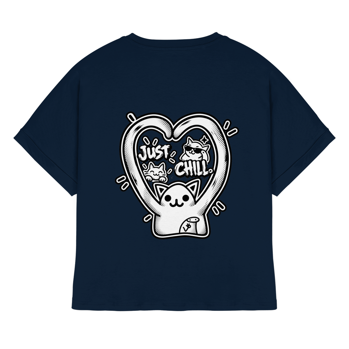 low CORTiSOL - Womens Organic Rolled Sleeves T-Shirt