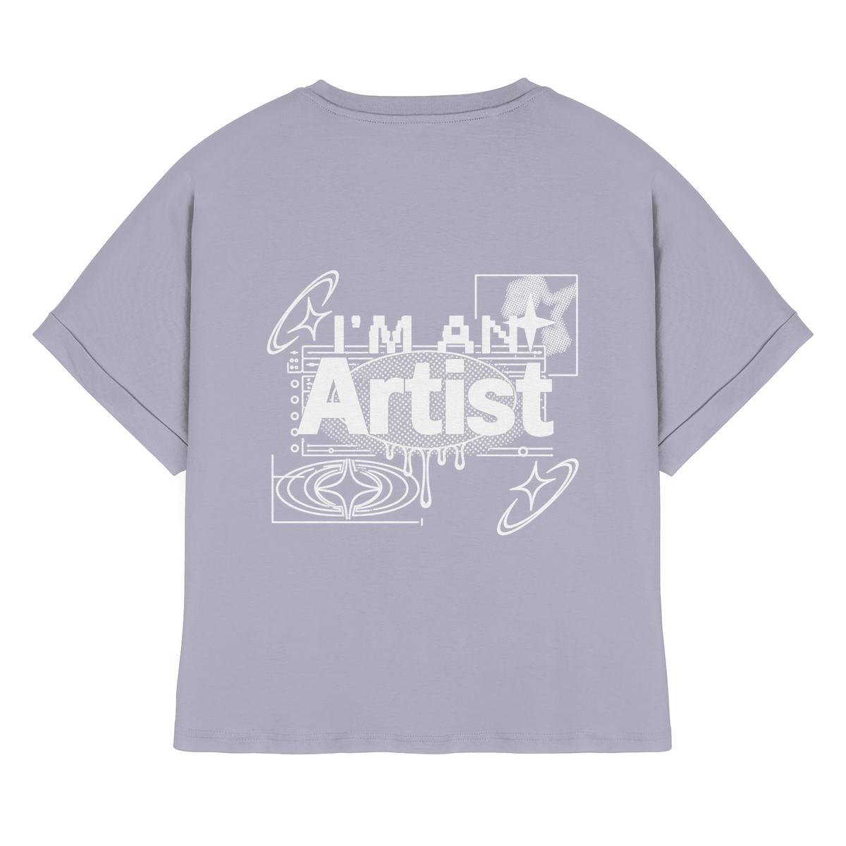 The Artist BASiCS - Womens Organic Rolled Sleeves T-Shirt