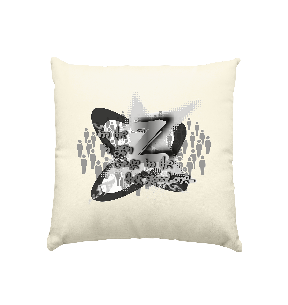 The Rebellion Z BASiCS - Kissen natur 40x40cm