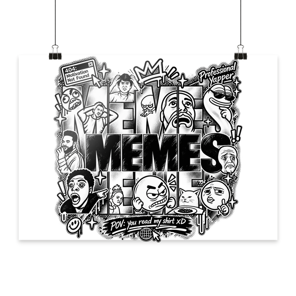 The MEME - Poster Din A3 (quer)