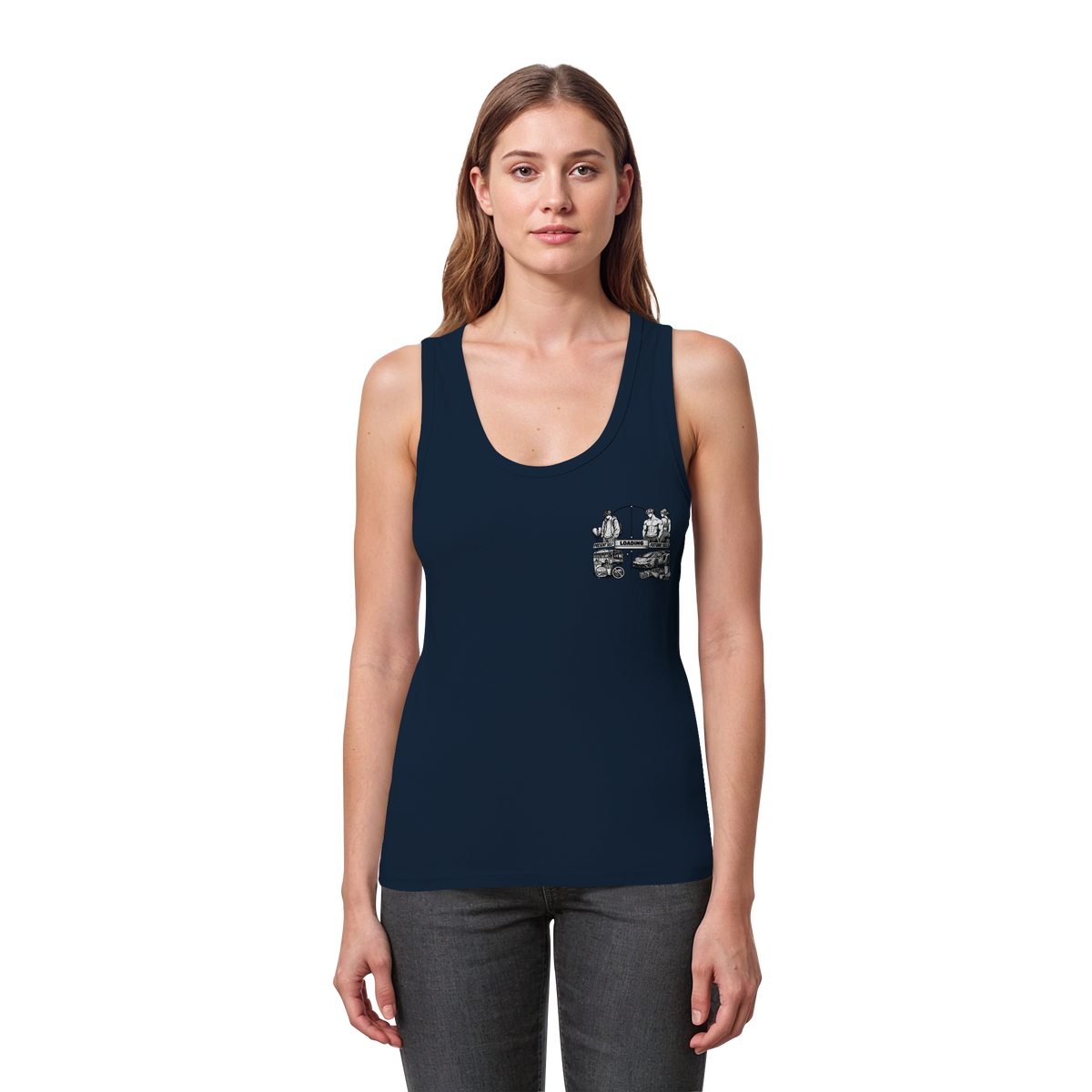 LOADiNG BASiCS - Womens Organic Fitted Tank Top