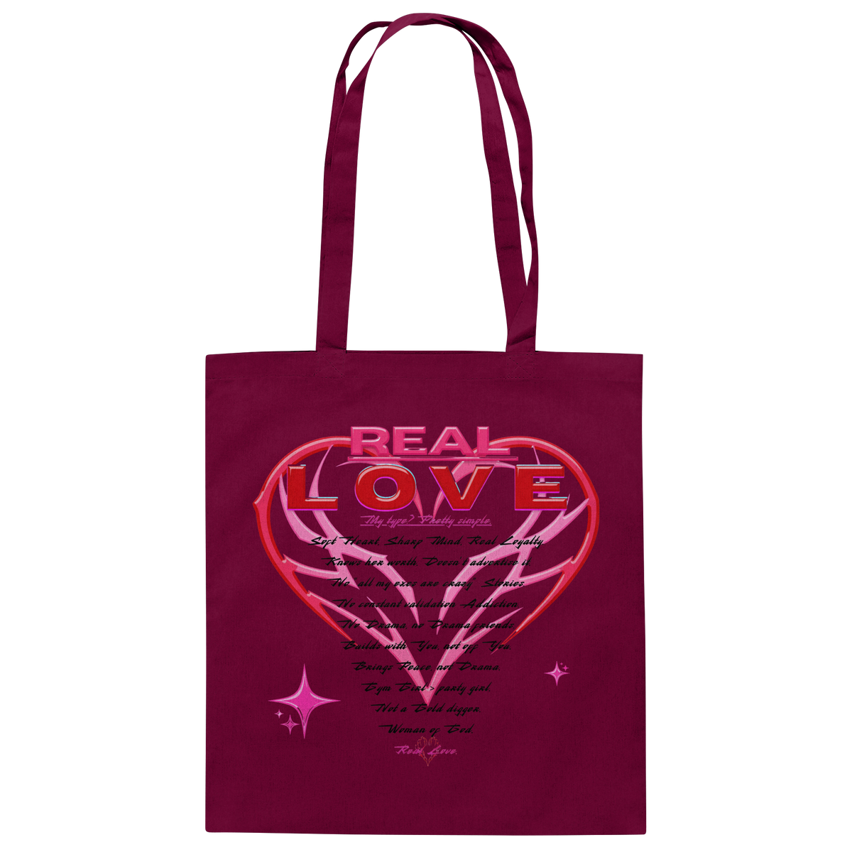 The Real Love - Baumwolltasche