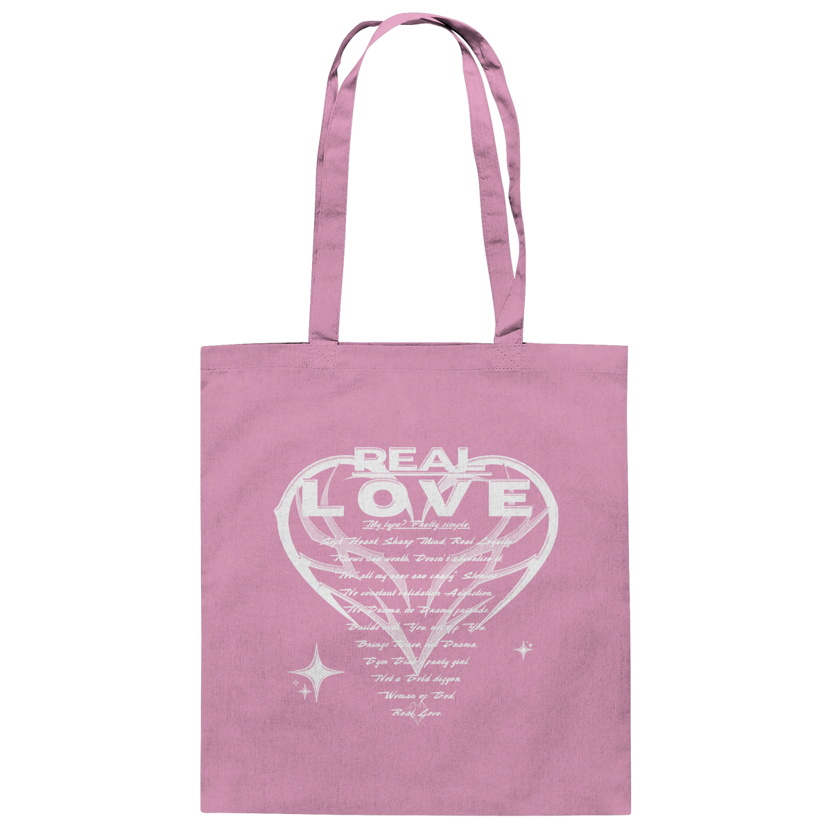 The REAL LOVE BASiCS - Baumwolltasche
