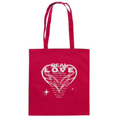 The REAL LOVE BASiCS - Baumwolltasche
