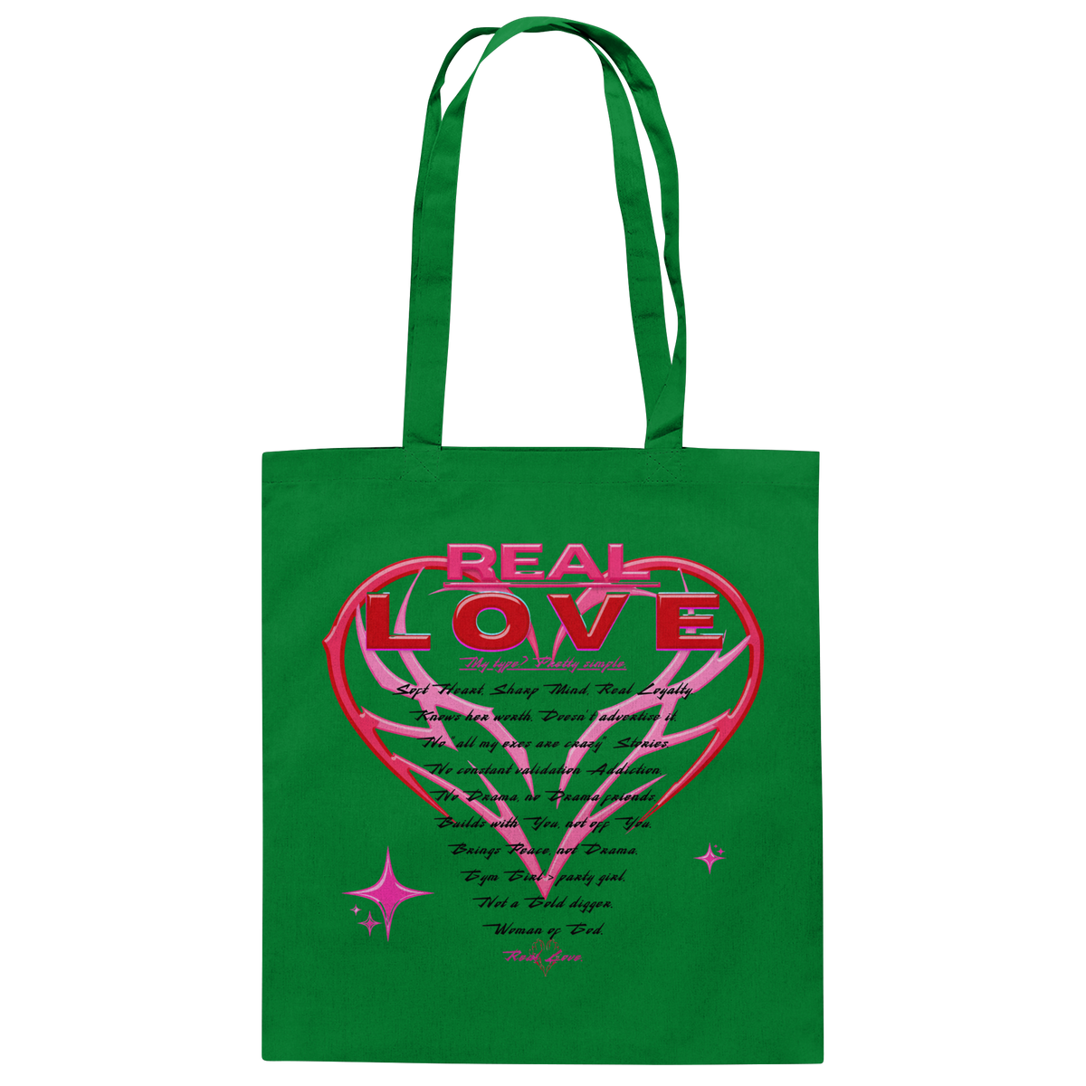 The Real Love - Baumwolltasche