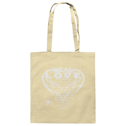 The REAL LOVE BASiCS - Baumwolltasche