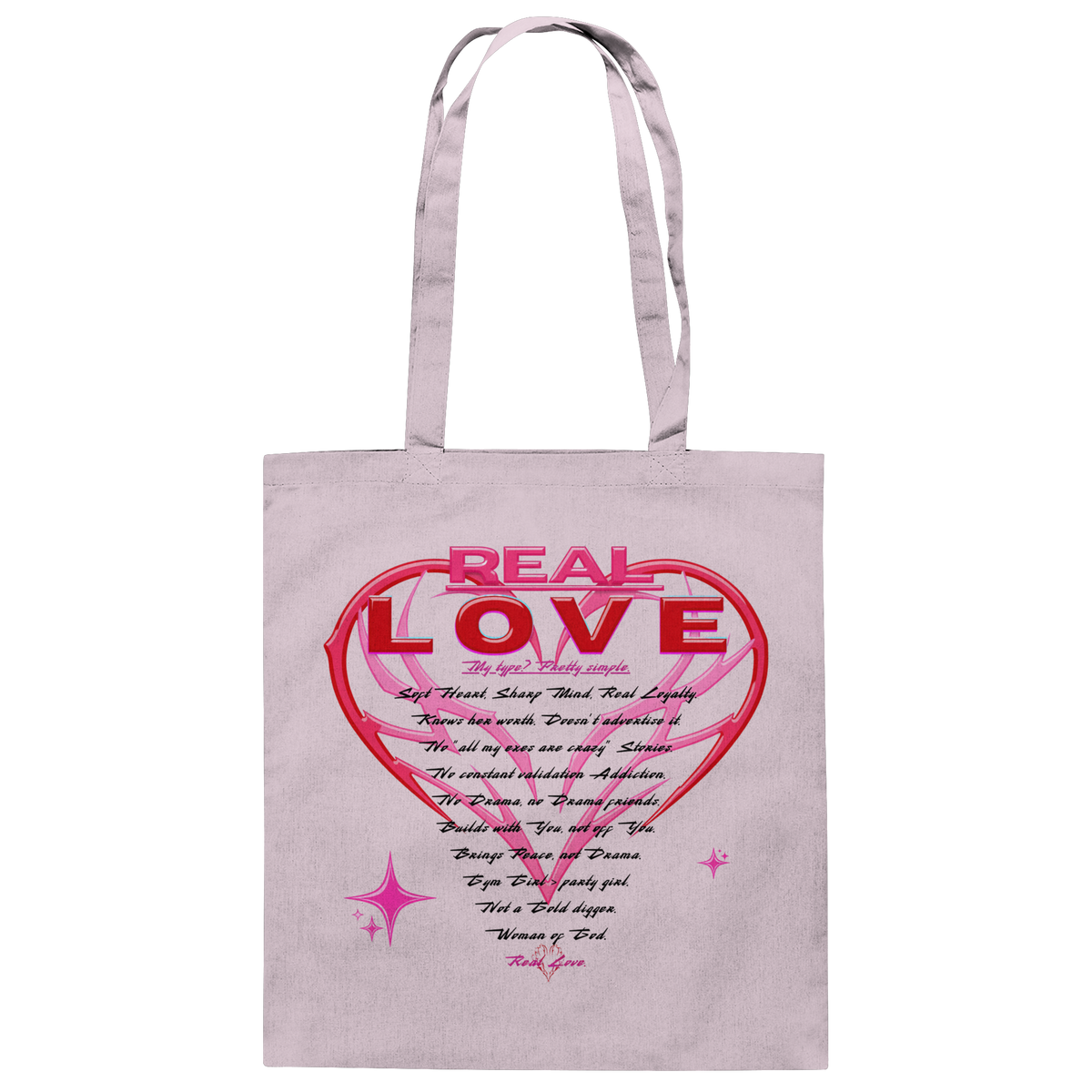The Real Love - Baumwolltasche