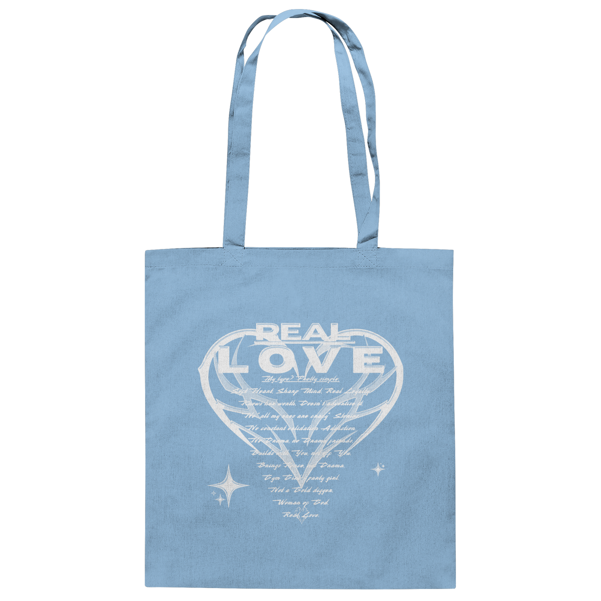 The REAL LOVE BASiCS - Baumwolltasche