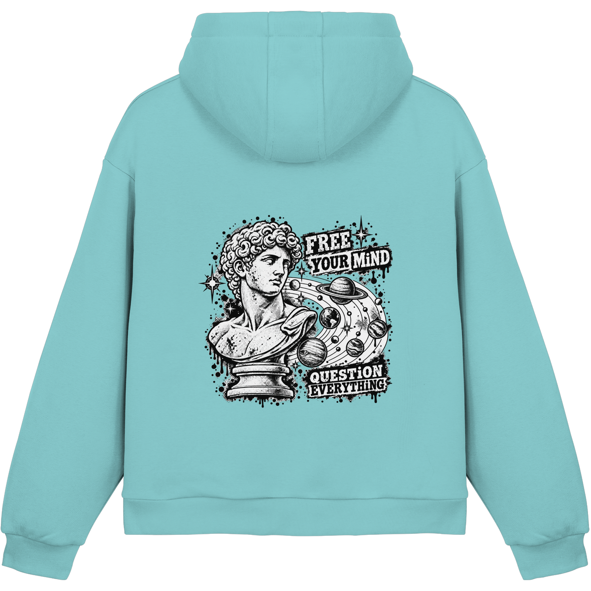 The Philosopher - Fluffy Boxcut Hoodie