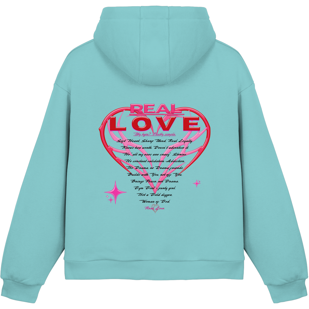 The Real Love - Fluffy Boxcut Hoodie
