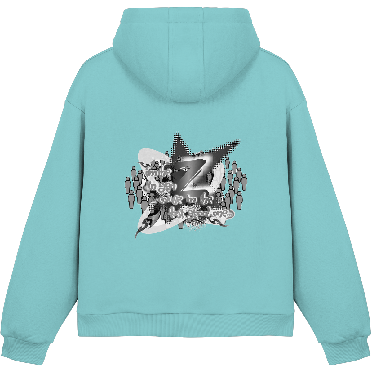 The Rebellion Z BASiC - Fluffy Boxcut Hoodie