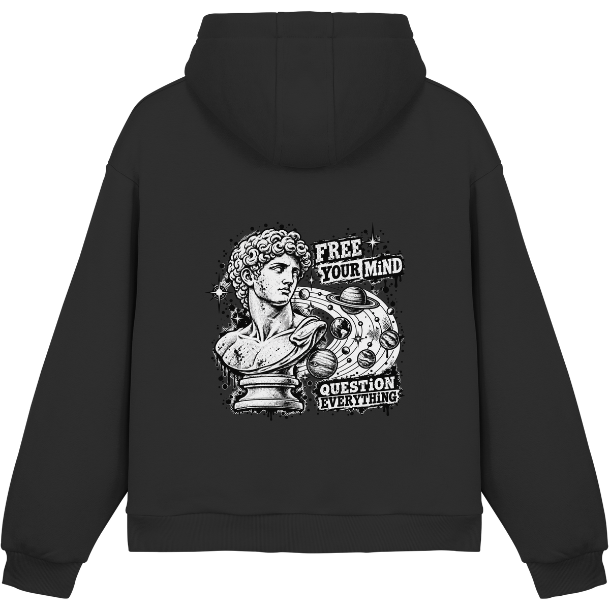 The Philosopher - Fluffy Boxcut Hoodie