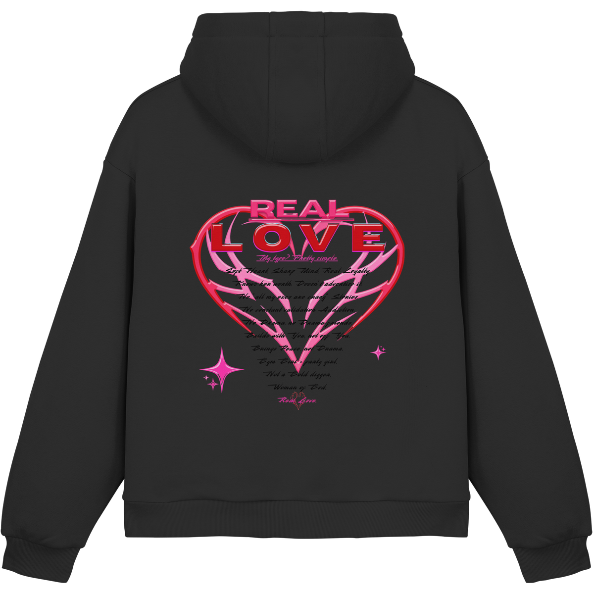 The Real Love - Fluffy Boxcut Hoodie
