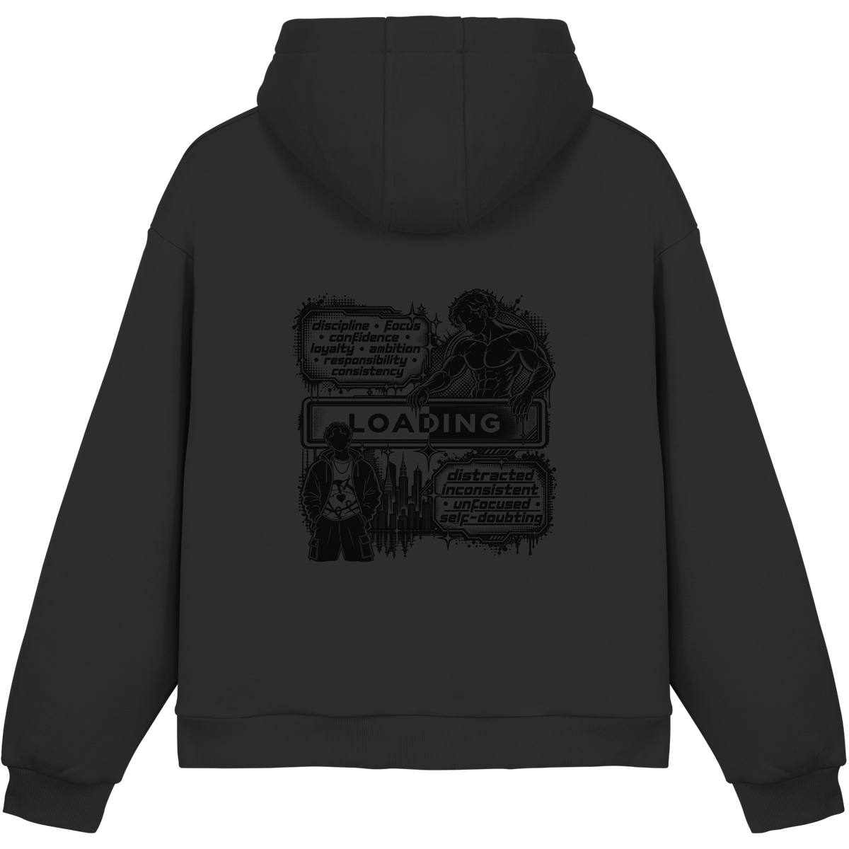 LOADiNG BASiCS - Fluffy Boxcut Hoodie