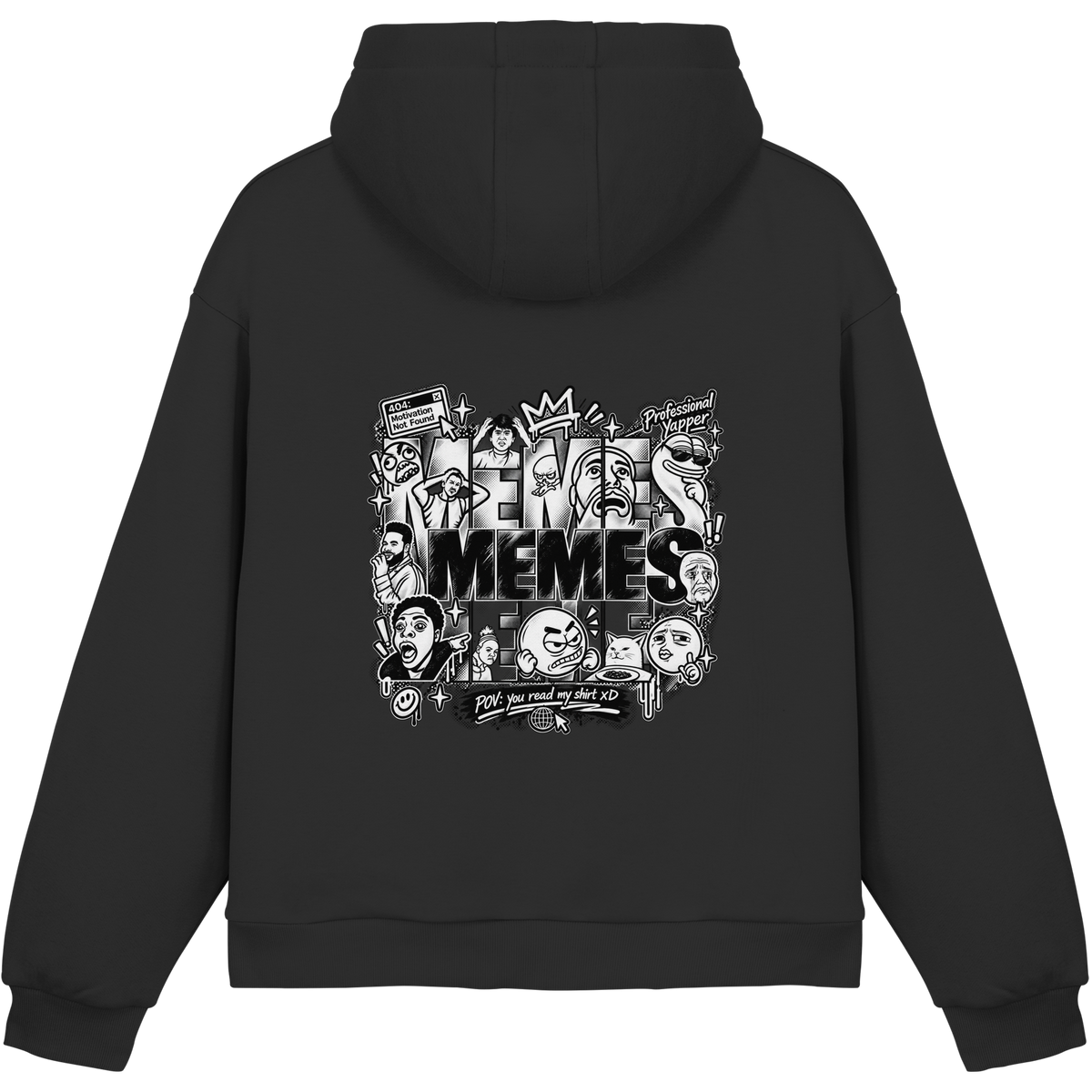 The MEME - Fluffy Boxcut Hoodie