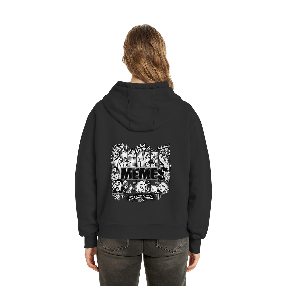 The MEME - Fluffy Boxcut Hoodie