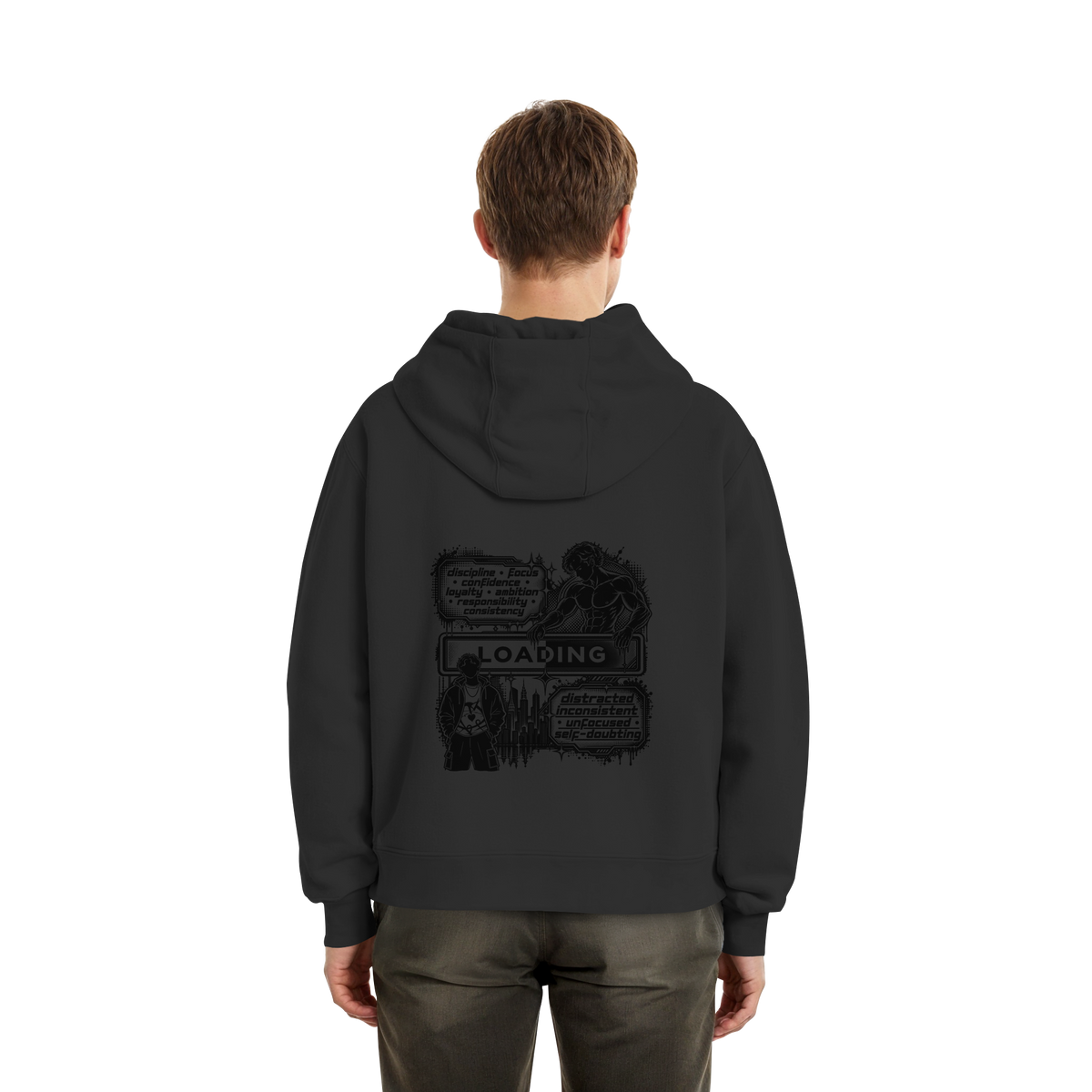 LOADiNG BASiCS - Fluffy Boxcut Hoodie