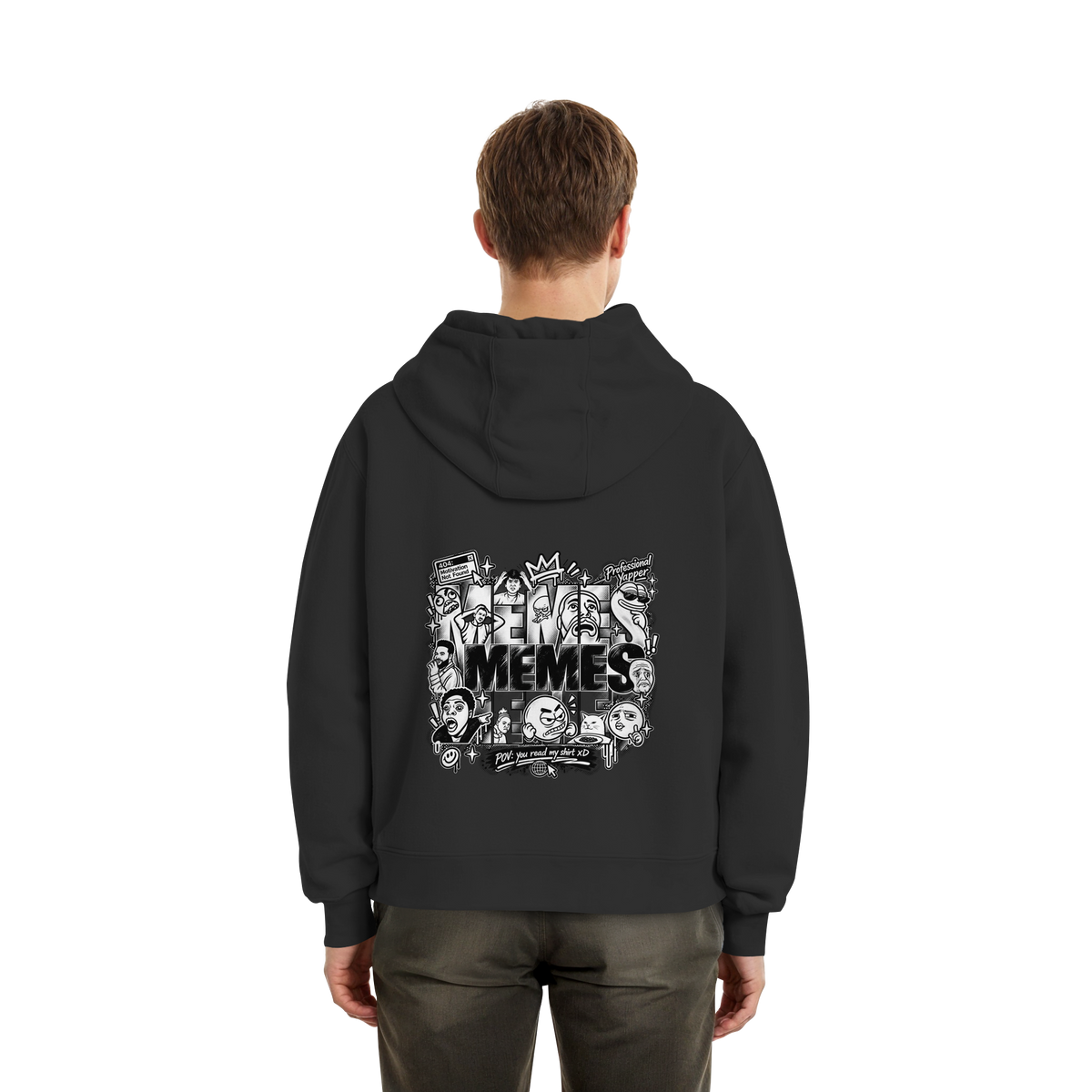 The MEME - Fluffy Boxcut Hoodie