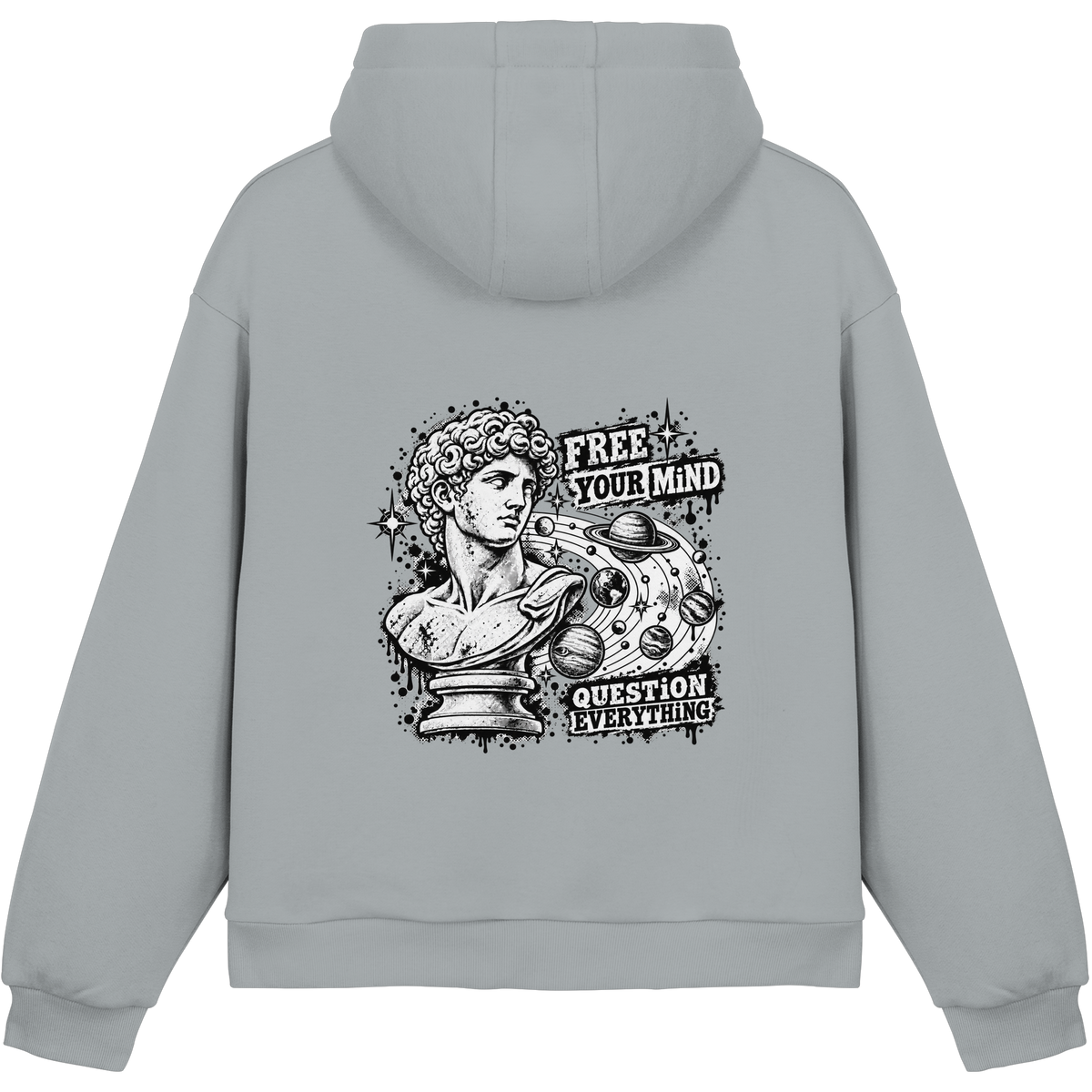The Philosopher - Fluffy Boxcut Hoodie