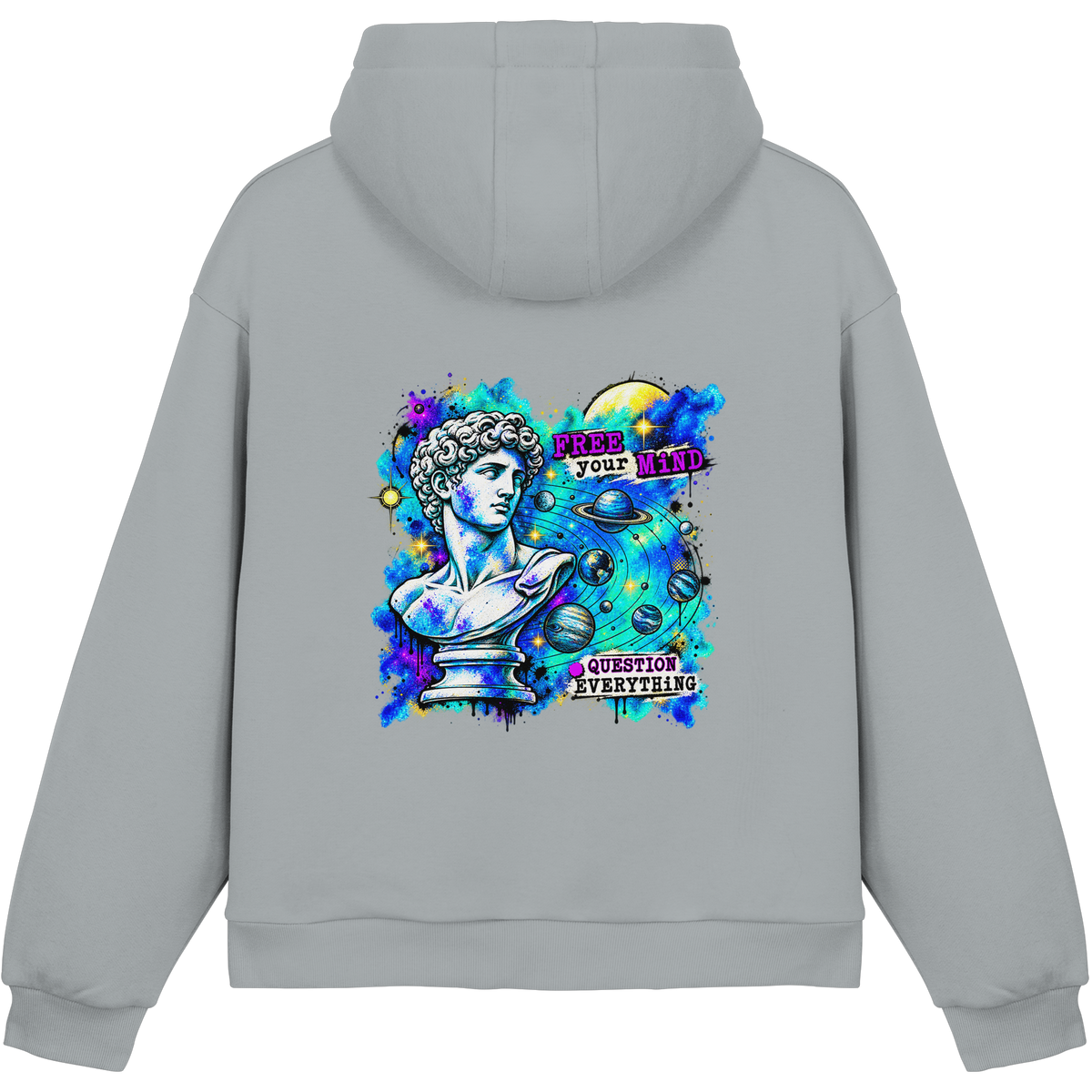 The Philosopher - Fluffy Boxcut Hoodie