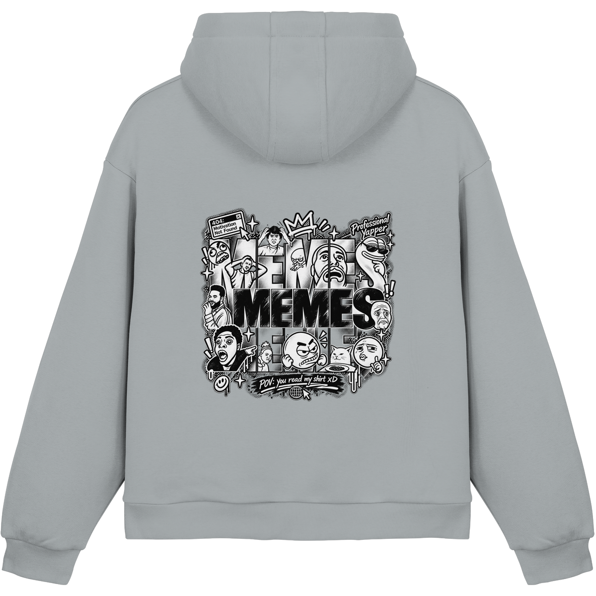 The MEME - Fluffy Boxcut Hoodie