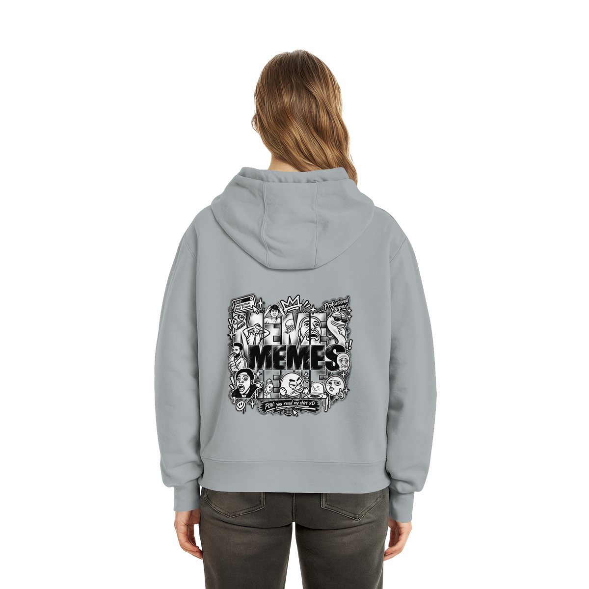 The MEME - Fluffy Boxcut Hoodie