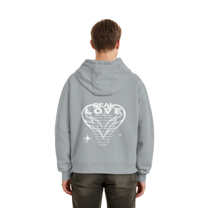 The REAL LOVE BASiCS - Fluffy Boxcut Hoodie