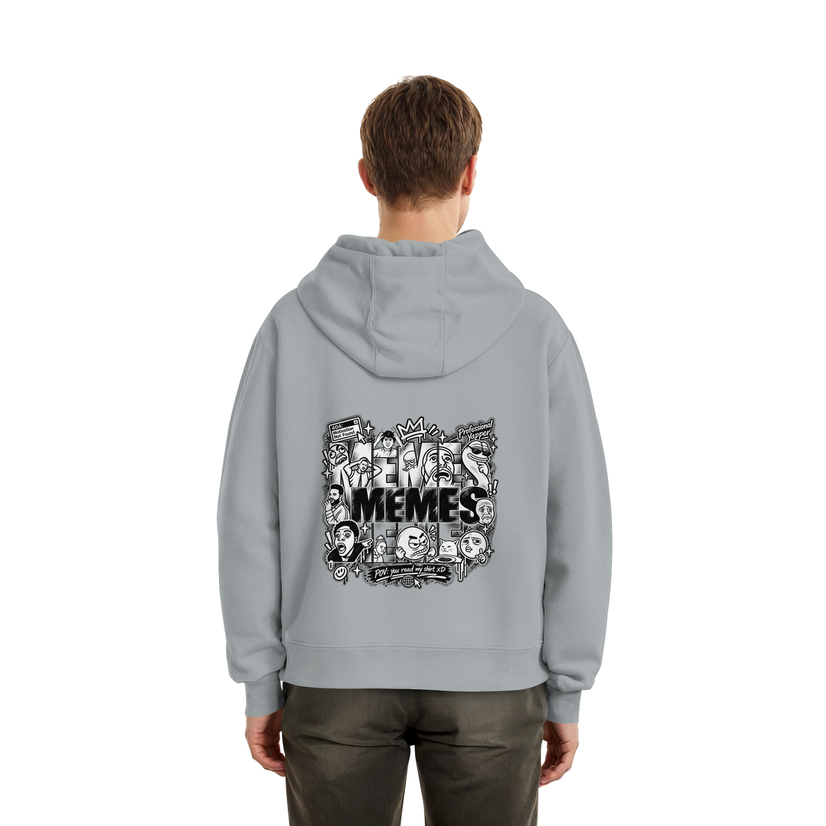 The MEME - Fluffy Boxcut Hoodie