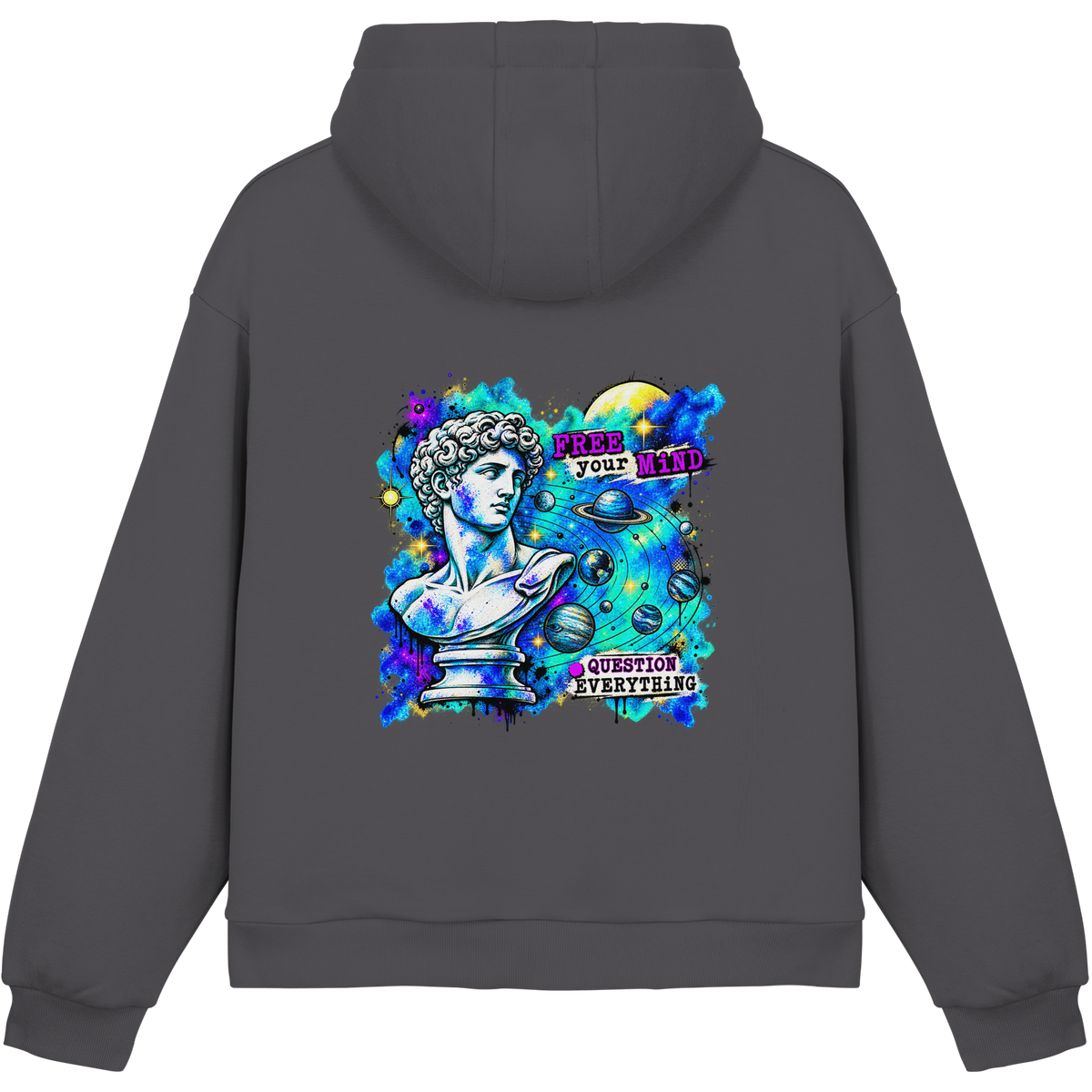 The Philosopher - Fluffy Boxcut Hoodie