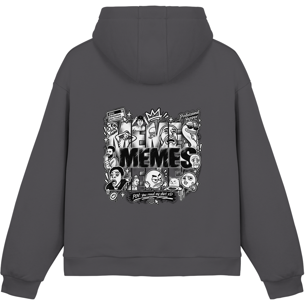 The MEME - Fluffy Boxcut Hoodie
