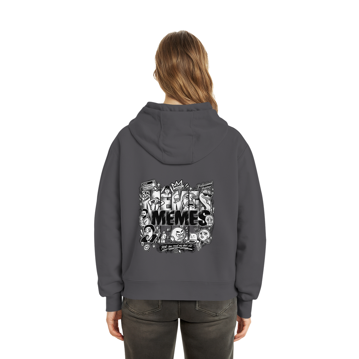 The MEME - Fluffy Boxcut Hoodie