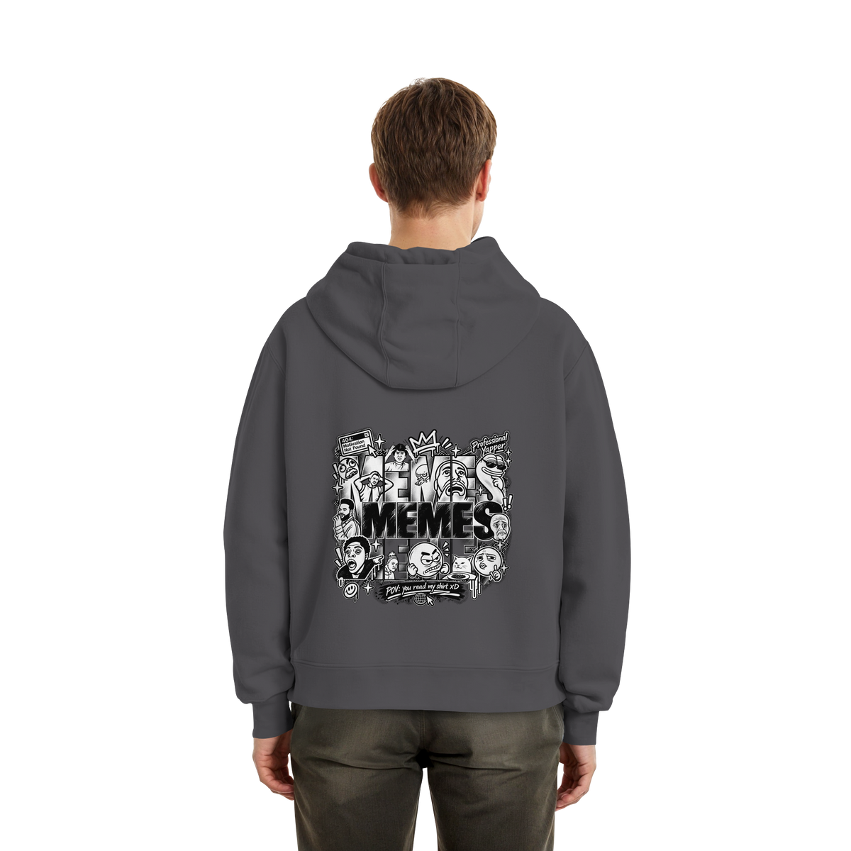 The MEME - Fluffy Boxcut Hoodie