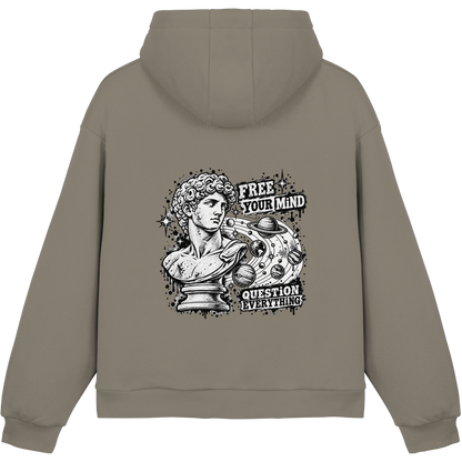 The Philosopher - Fluffy Boxcut Hoodie