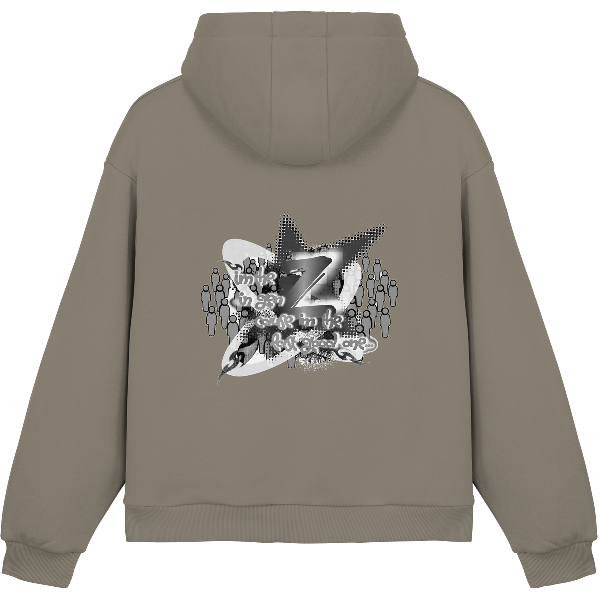 The Rebellion Z BASiC - Fluffy Boxcut Hoodie