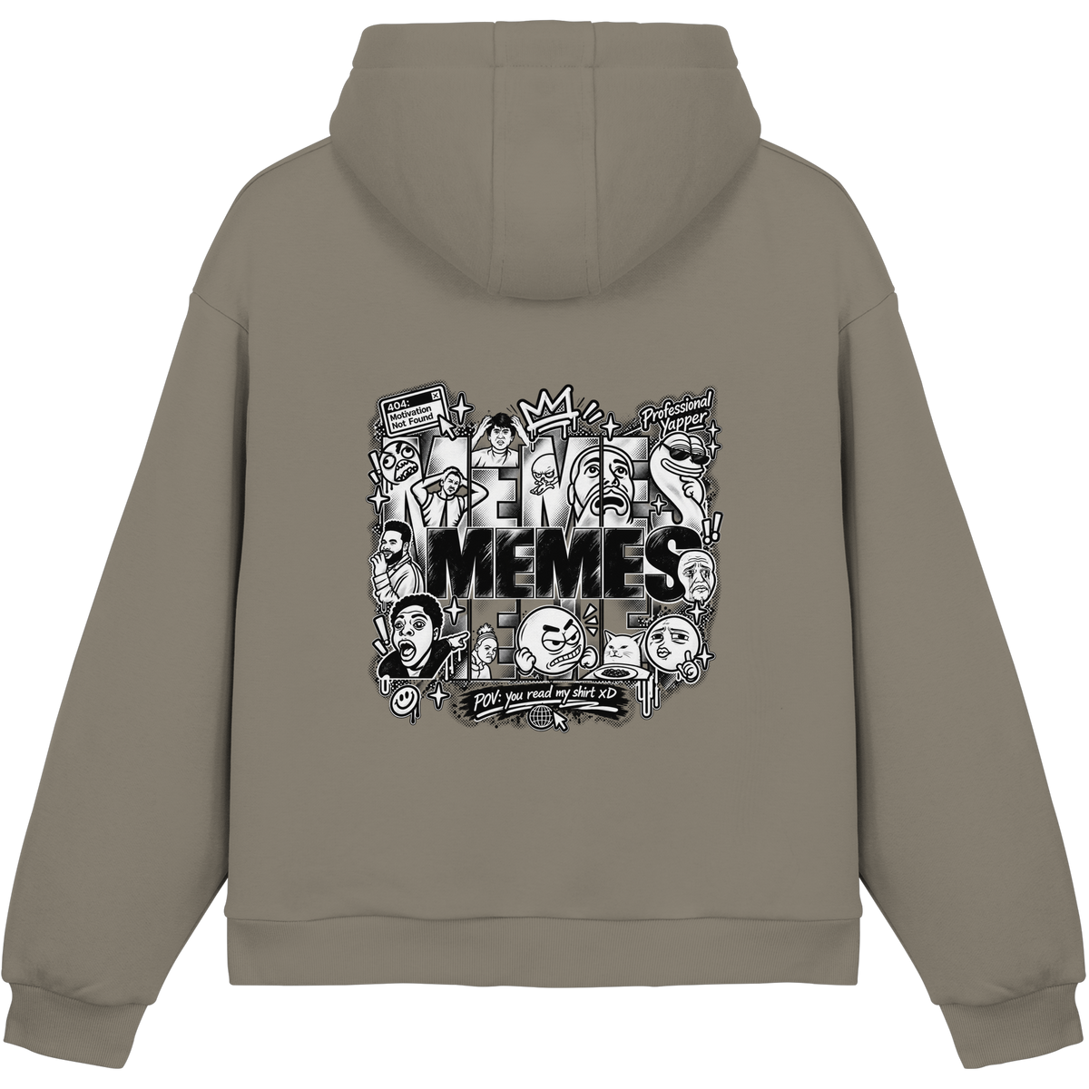The MEME - Fluffy Boxcut Hoodie