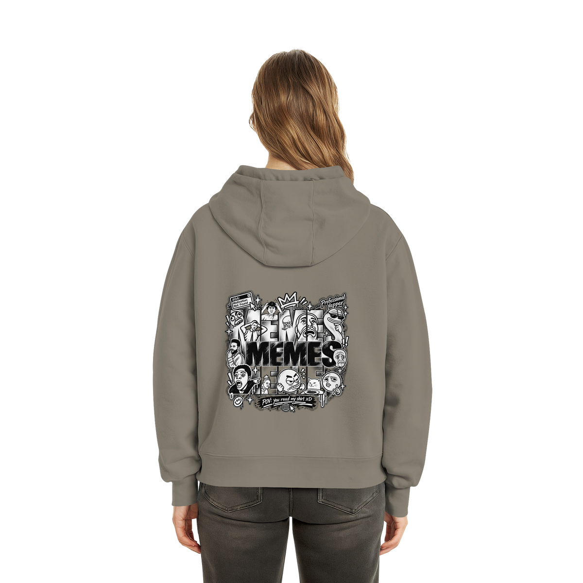 The MEME - Fluffy Boxcut Hoodie