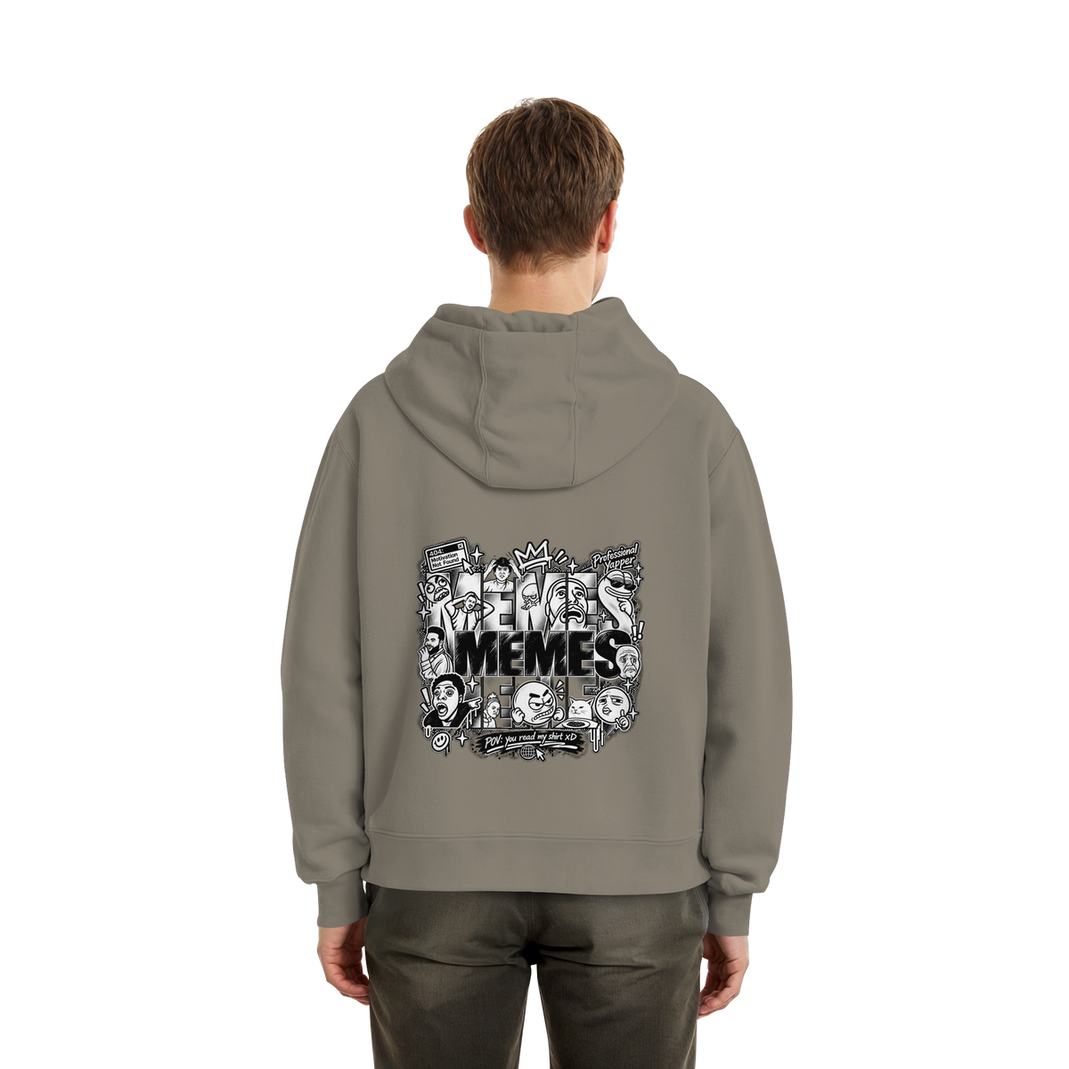 The MEME - Fluffy Boxcut Hoodie