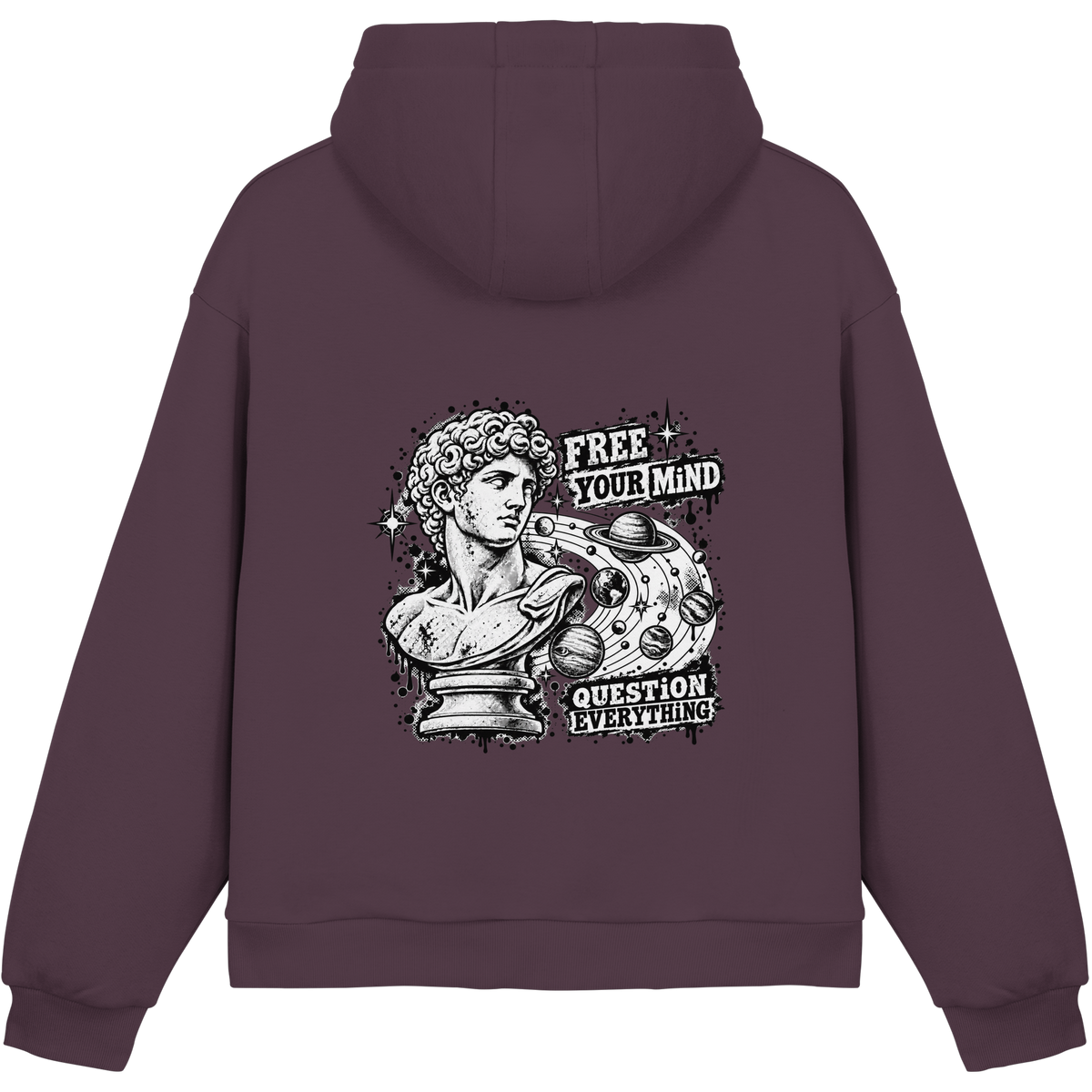 The Philosopher - Fluffy Boxcut Hoodie