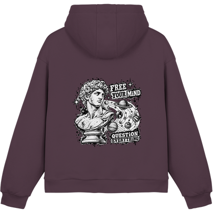 The Philosopher - Fluffy Boxcut Hoodie