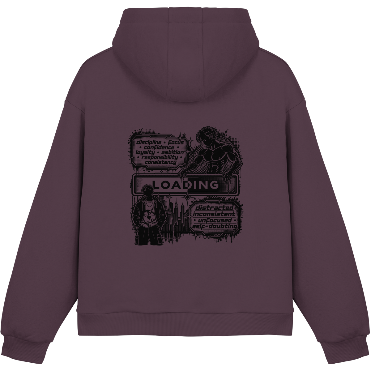 LOADiNG BASiCS - Fluffy Boxcut Hoodie
