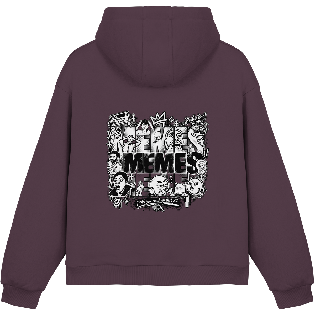 The MEME - Fluffy Boxcut Hoodie