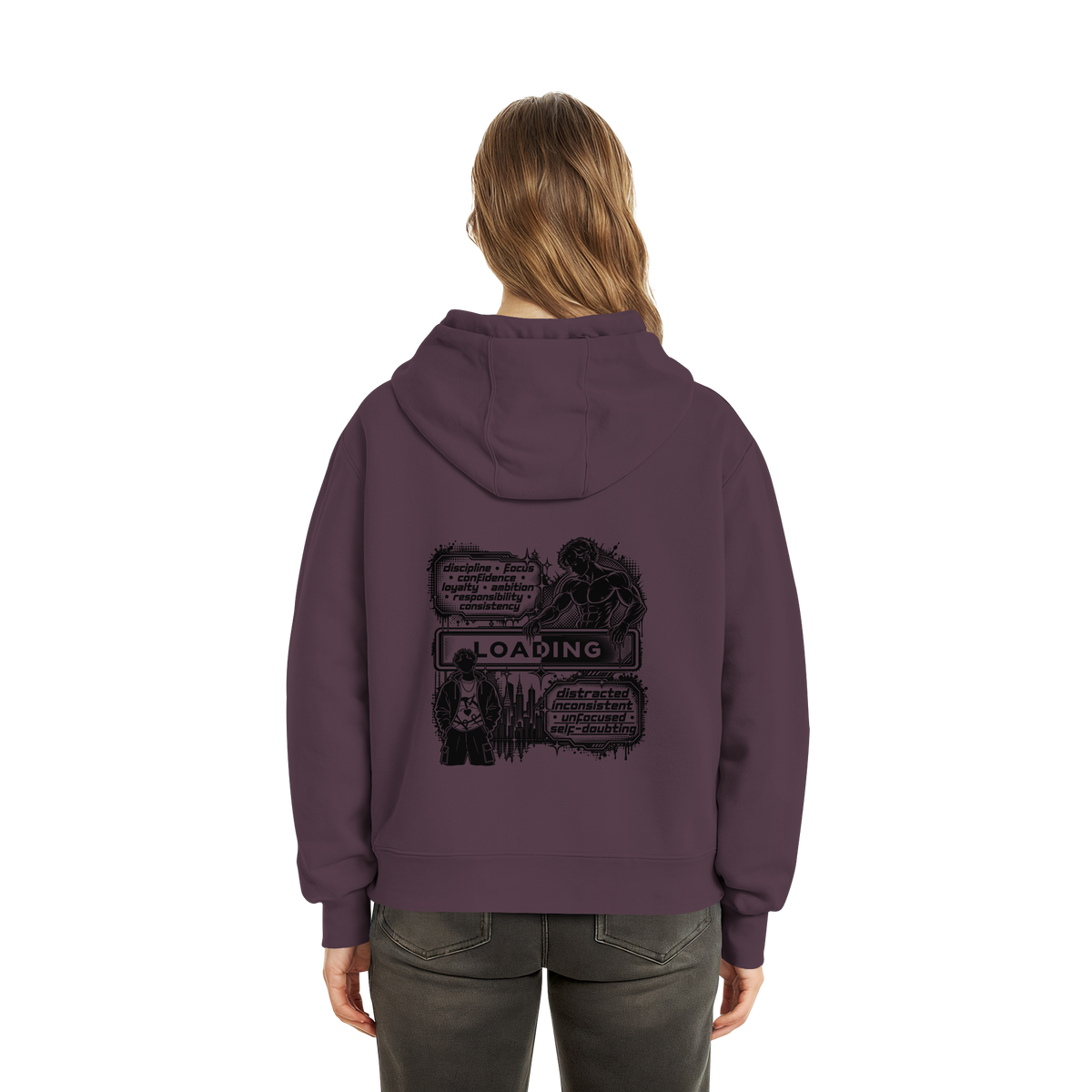 LOADiNG BASiCS - Fluffy Boxcut Hoodie