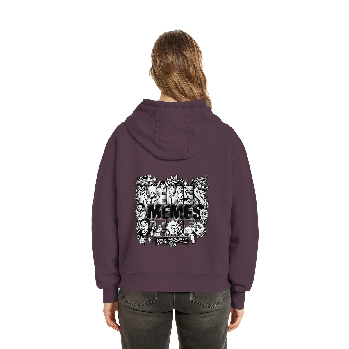 The MEME - Fluffy Boxcut Hoodie