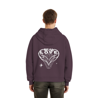 The REAL LOVE BASiCS - Fluffy Boxcut Hoodie