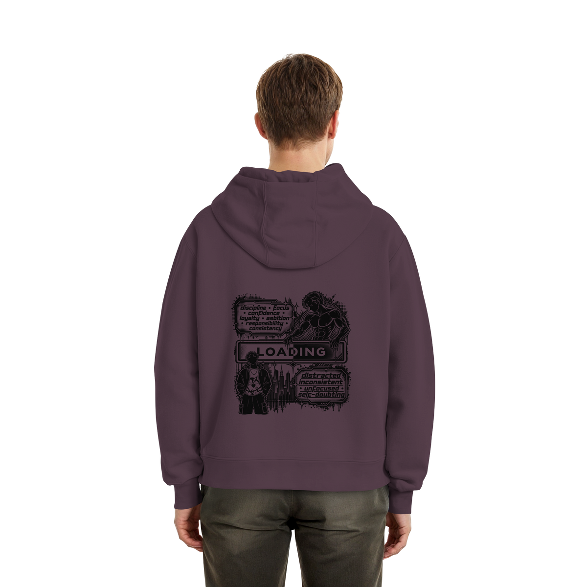 LOADiNG BASiCS - Fluffy Boxcut Hoodie