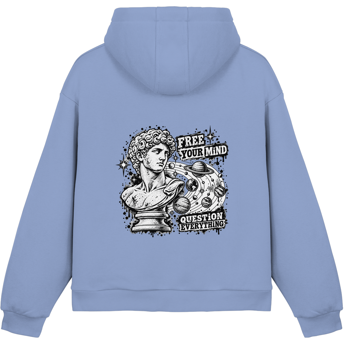 The Philosopher - Fluffy Boxcut Hoodie