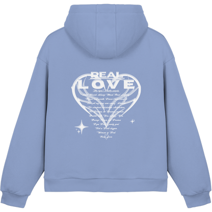 The REAL LOVE BASiCS - Fluffy Boxcut Hoodie