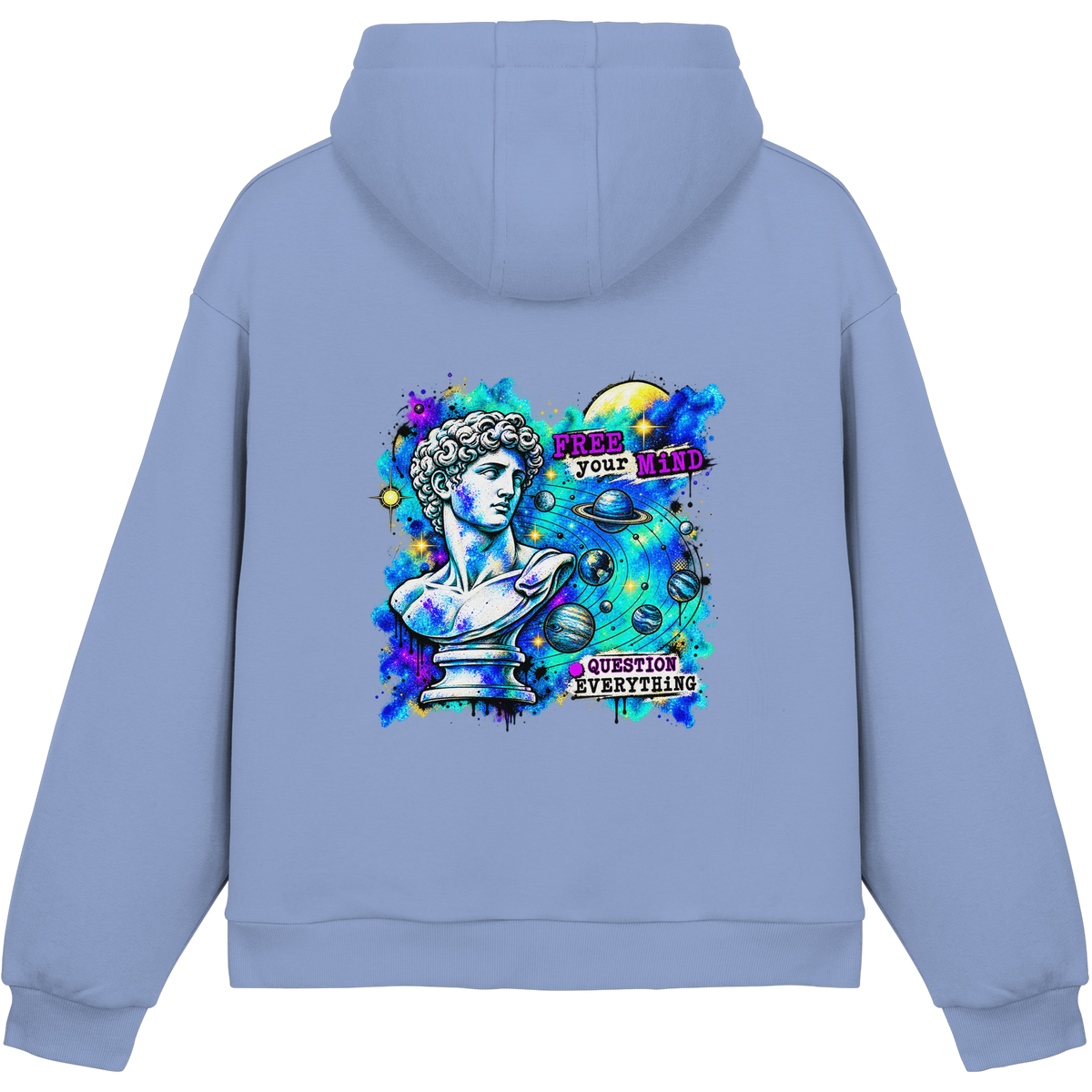The Philosopher - Fluffy Boxcut Hoodie